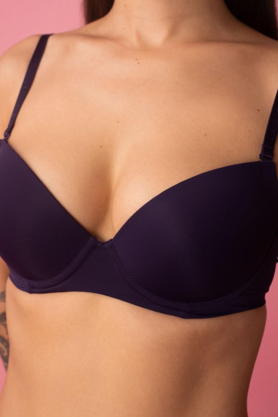 

Бюстгальтер push-up brabrabra (85233) 65D імперська синього кольору