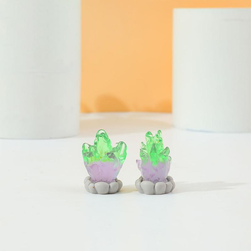 Potted Plants In The Shape Of Noctilucent Marine Resin Fish Tank Landscape Fish Aquatic Ornament Aquarium Decoration Accessories