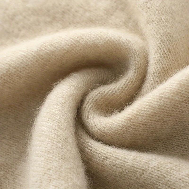 High qualityCashmere Scarf for Women, Warm Soft Neck Warmer, Men's Cashmere Scarf Accessory, Elegant Solid Color Scarves In Beige, Black, White,