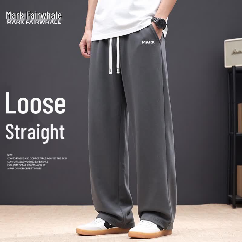 Mark Fairwhale Men's Thin Straight-Leg Sports Pants