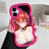 HSR Himeko Wavy Edge TPU Mobile Phone Case for iPhone 17 16 15 14 13 12 11 Air Pro Max Plus Colorful Cover