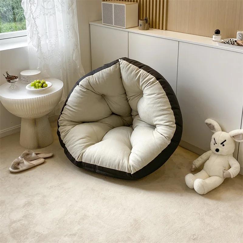 

Лен Хлопок Ленивый Бин Софа Креативная Удобная Подушка Сиденье Татами Без Наполнителя Моющаяся Подушка для Дивана для Балкона Гостиной