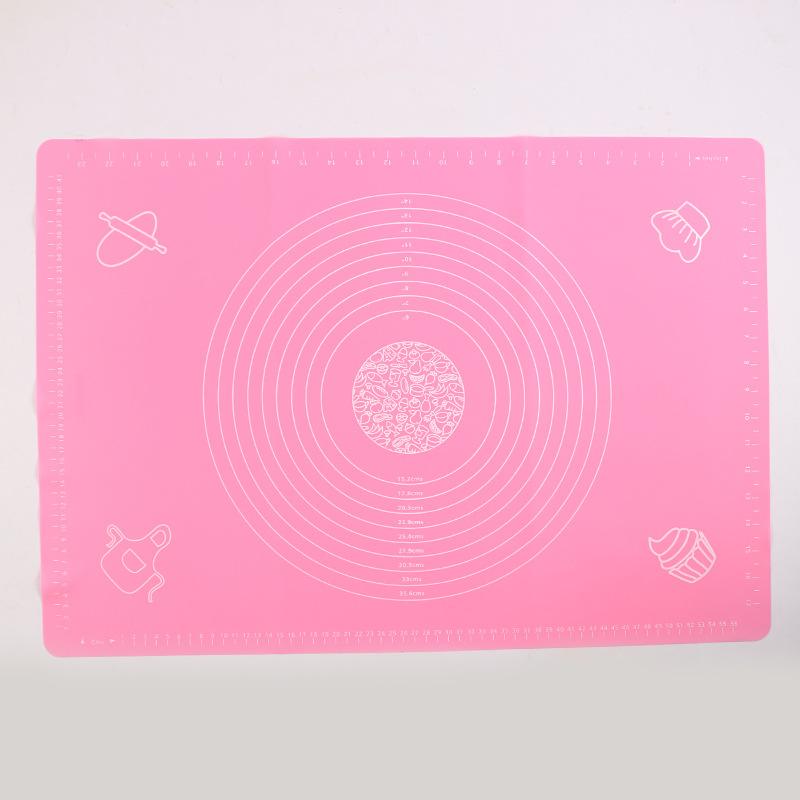 Large Silicone Mat Kitchen Kneading Dough Baking Mat Cooking Cake Pastry Non-stick Rolling Dough Pads Tools Sheet Accessories