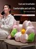 Cherry Blossom Ice Silk Lumbar Support Cushion for Office