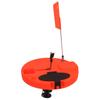 Tip Up Winter Ice Fishing Rod Marker Flag Outdoor Winter Automatic Fishing Platform Flag Marker Equi