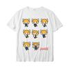 Aggretsuko Umore Attuale Maglietta a Maniche Corte T-Shirt Fitness aderente Cotone di Alta Qualità Top Magliette Europa Per Uomo
