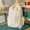 Schoolbag Polka Dot Japanese Ins Versatile Travel Backpack Small Female Student Lightweight High Value Research Backpack Small School Bag