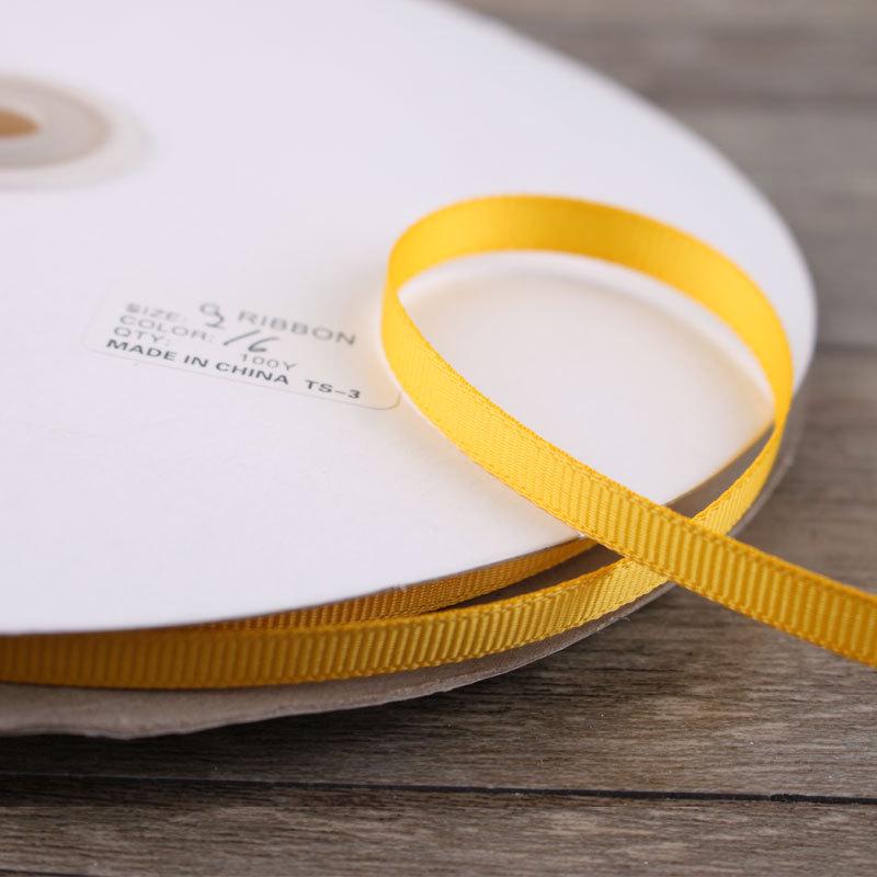 6mm Double-Sided Ribbed Satin Ribbon for DIY Bows, Hair Accessories, Packaging, and Weaving Decorations