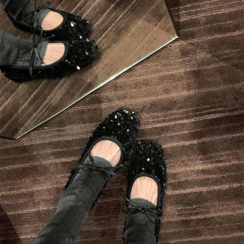 

Mary Jane Girl 2026 New Spring Japanese Shallow Mouth Heightening Non-slip All-match Shoes 40 чорний