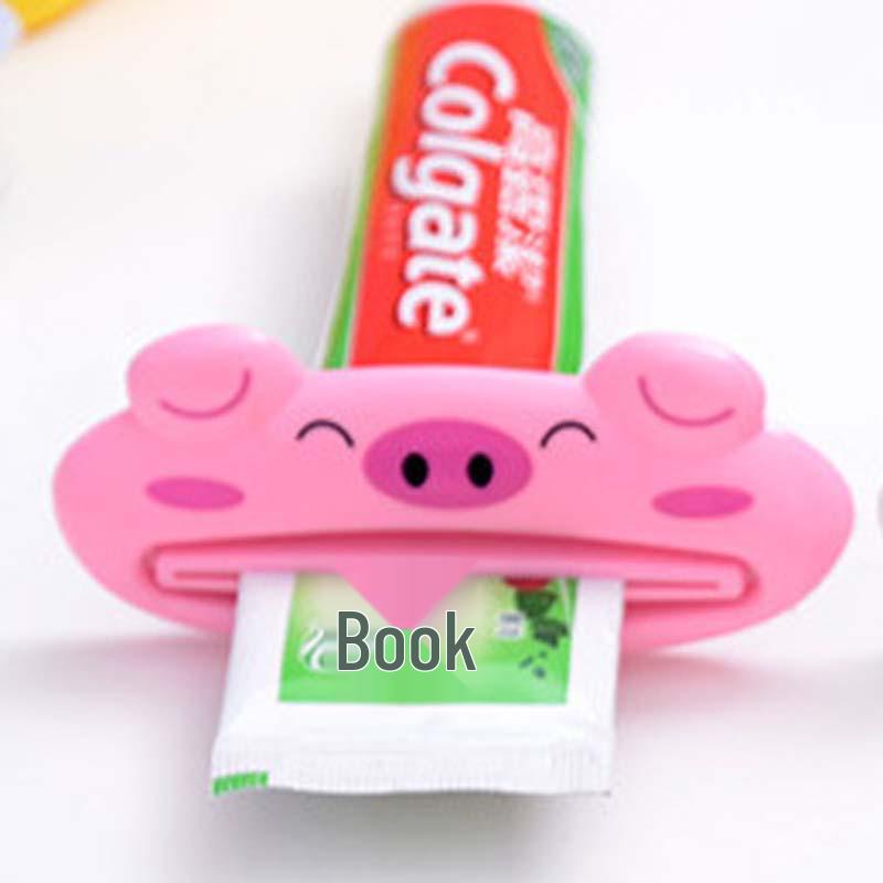 Cartoon Lazy Person Toothpaste & Face Wash Squeezer Holder