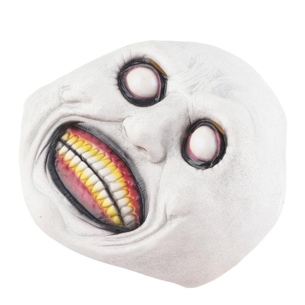 1 Stück Halloween Horror Maske Weißes Dämonenauge Gruselige Maske