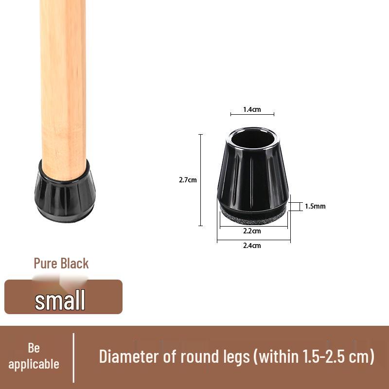 Thickened Silent Felt Silicone Chair Leg Covers - Furniture Foot Protectors
