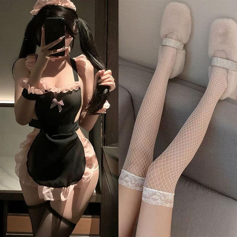 New sexy lingerie free maid teases men uniform temptation small breasts robe large size women