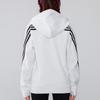 Adidas Three Stripe Running Hooded Jacket Women Jackets White H57293