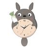 Creative Totoro Wall Clock New Clock Simple Modern Clock Wall Hanging Atmosphere Living Room Hanging Watch