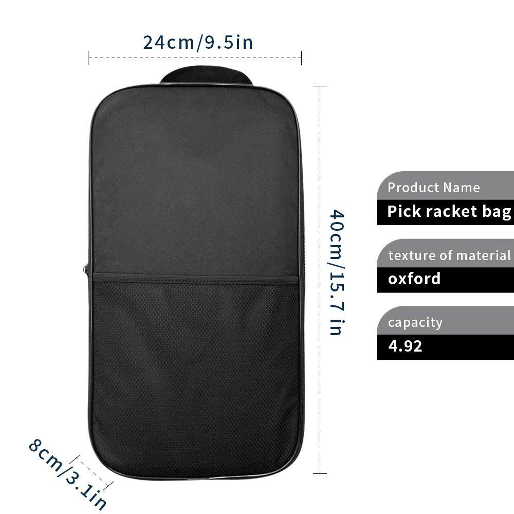 Waterproof Pickleball Paddle Protector Oxford Cloth Racket Storage Case  Sports Practice