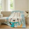 Cartoon cute M-Miffy Blanket Warm Soft Suitable For Bedroom Sofa Bed Living Room Office Travel Camping Gifts