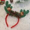 Dress Up Elk Hair Band Christmas Decoration Antlers Headband Female Hair Hoop Christmas Headband