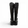 Excellent GUCCI Knee-high boots Mouton black leather Women 37.5 Used