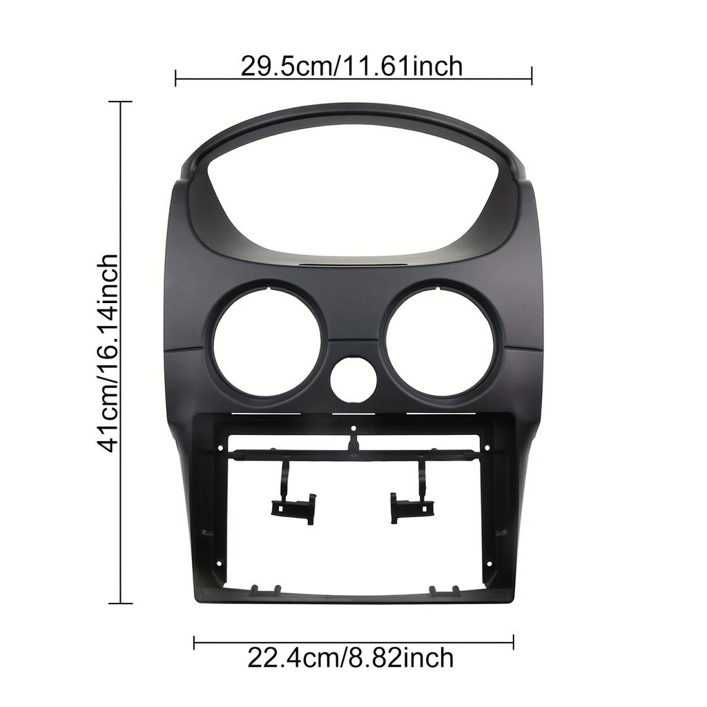 For CHEVROLET SPARK LT 2010-2017 9 Inch Car Fascia Frame Decorative Panel Mounting Auto Interior Accessories