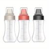 350ml 5 Hole Squeeze Condiment Bottles With Nozzles Plastic Ketchup Mustard Hot Sauces Olive Oil Bottles Kitchen Accessories