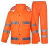 Reflective Raincoat and Rain Pants Set for Outdoor Traffic Duty and Flood Control