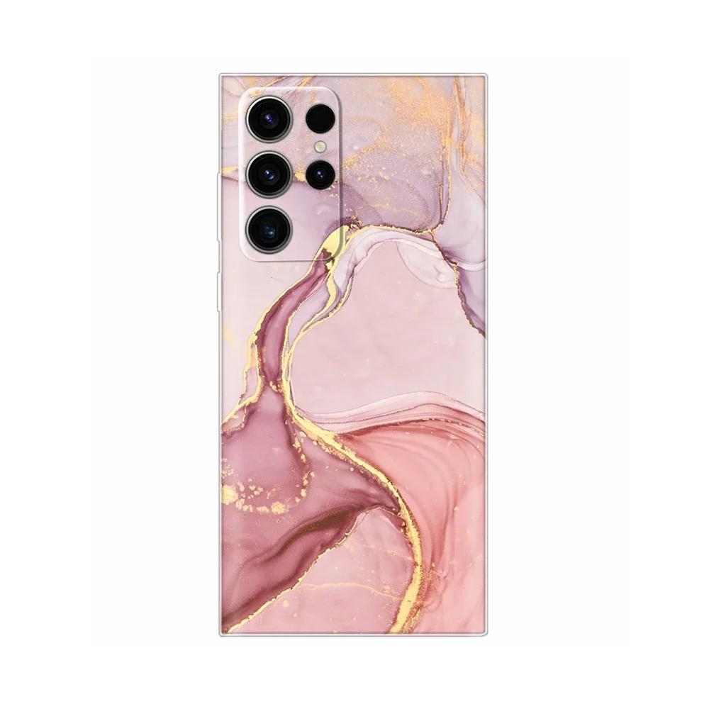For Samsung S24 Ultra Case Soft Silicone Painted Phone Cover For Samsung Galaxy S24 Ultra S24+ Plus S24 FE Cases Coque Funda Bag