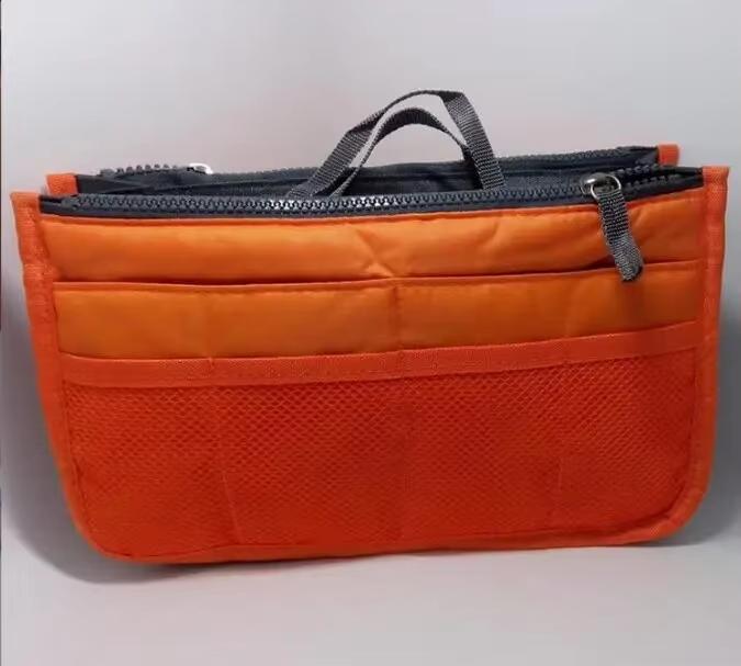

Multi Functional Large Capacity Makeup Bag Portable Double Zipper Toiletries Travel Storage Bag Mommy Bag Multi Pocket