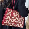 Red High-value Fashion Festive Tote Bag Women's New Bridesmaid Bag Niche Festive Simple Shoulder Bag Women