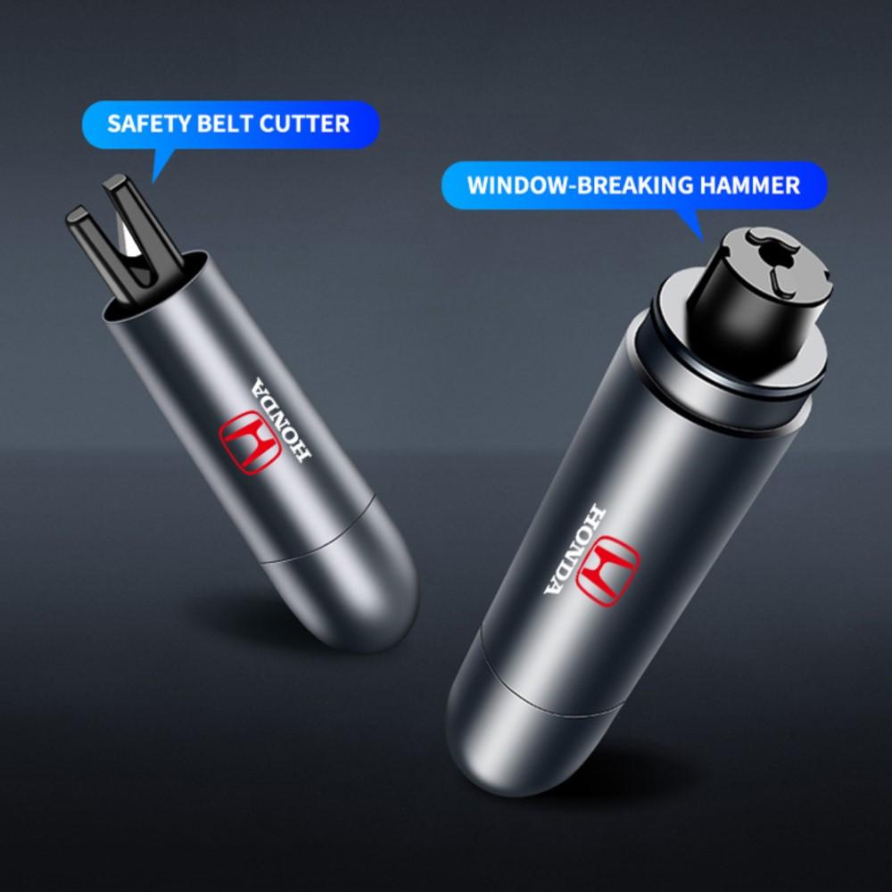 Car Safety Hammer Emergency Window Breaker Seat Belt Cutting Machine For Honda Fit Civic CRV Jazz CITY Accord CR-Z Vezel Insight