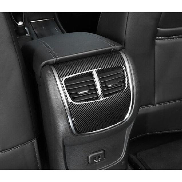 For Buick Lacrosse 2017-2019 Carbon Fiber Back Row Air Outlet Vent Cover Trim