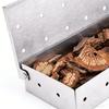 Stainless Steel Bbq Smoker Box For Grilling Wood Chip Smoking Box With Perforated Design For Outdoor Bbq And Camping Use