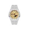 CASIO Customized watch modified series steel and gold era trend modification waterproof luminous steel and gold era Quart GA-2100GB-1A