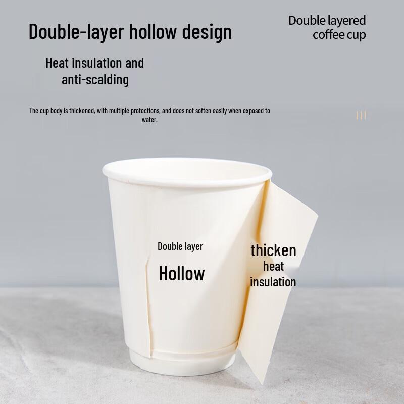 Fangcao di 400ml Disposable Paper Coffee Cups