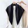 Summer 1116 New Twill Cool Triangle Scarf Women's Fashion Versatile Neck Protection Scarf Thin Sunscreen Outer Scarf