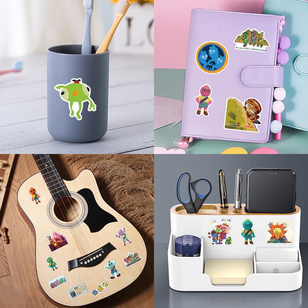 50PCS Waterproof Cartoon Graffiti Stickers for Scooter, Notebook, and Water Cup Decoration