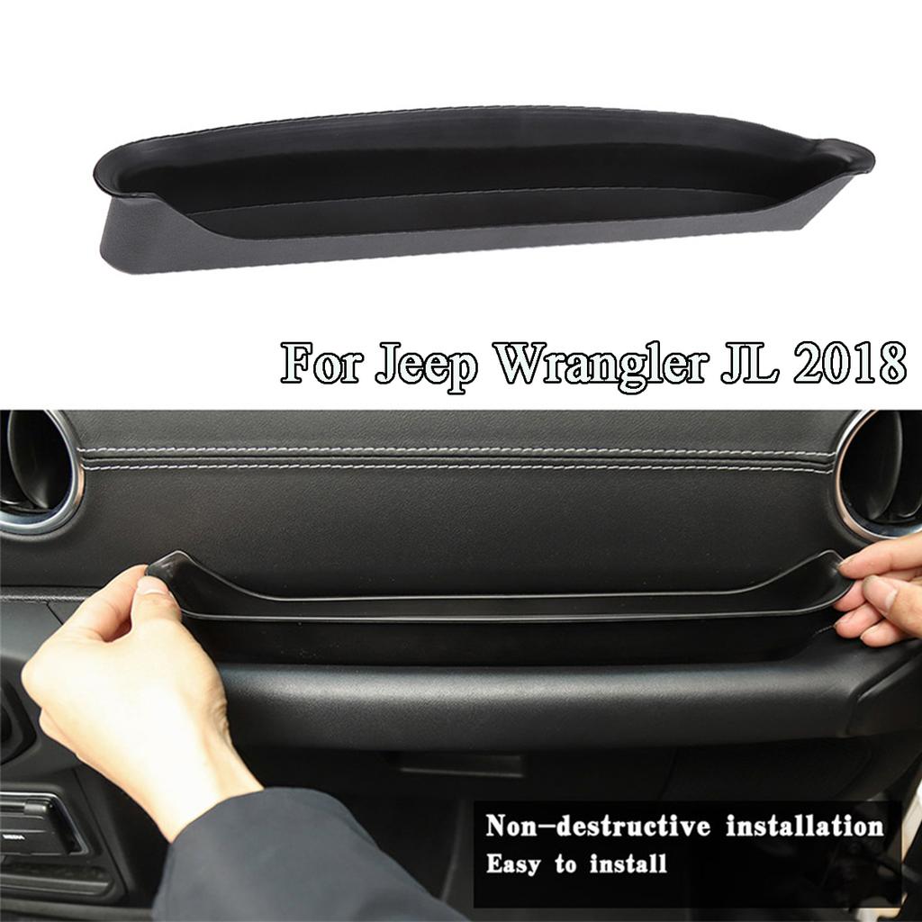 For Jeep Wrangler JL 2018 Car Inner Co-pilot Armrest Storage Box Handle Case New