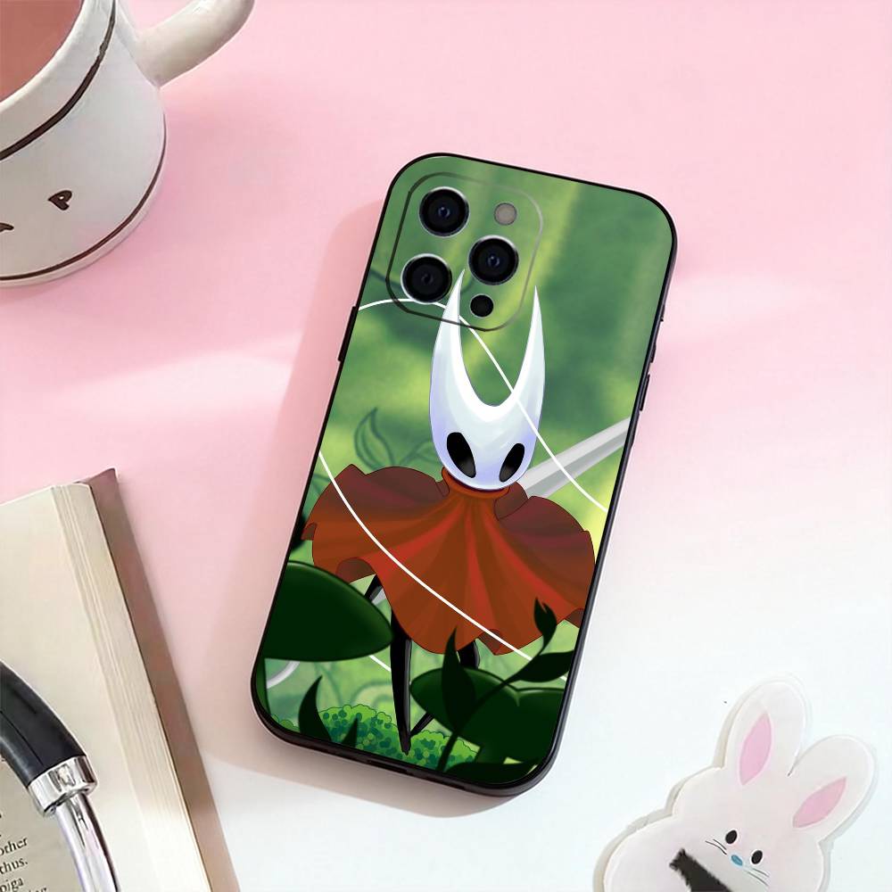 

H-Hollow Knight S-SilksongS Phone Case For iPhone 17,16,15,14,13,12,11 Plus,Pro,Max,XS Silicone Soft Cover iPhone16pro