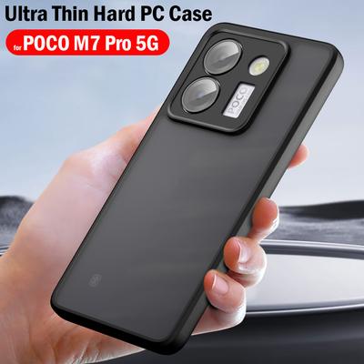 Kryt pro POCO M7 Pro 5G Pouzdro Ultra tenké Matné Průsvitné a Průhledné Plná ochrana Telefonu Funda pro Xiaomi POCO M7 Pro 5G Capa