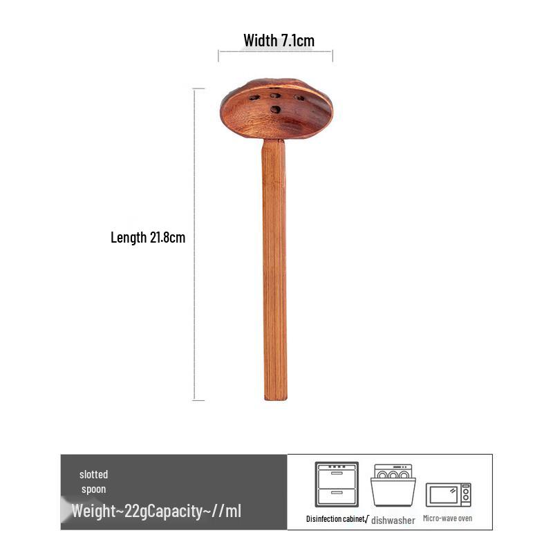 Деревянные длиннорукие ложки в японском стиле