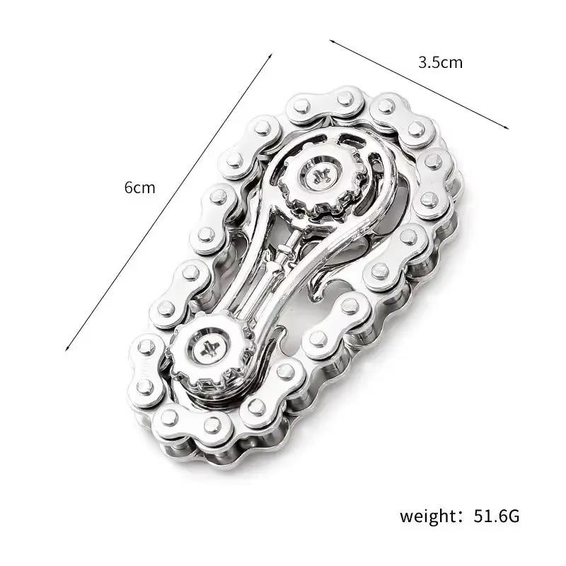 

Latest Type Of Toothed Disc Flywheel Fingertip Gyroscope Silent Rotating Device For Resisting Stress And Reducing Stress - Metal