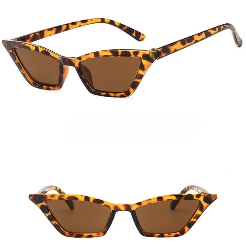 Vintage Cat Eye Sunglasses Women Men Small Frame Retro Sunglasses Uv400 Protection Eyewear Fashion Trendy Streetwear Accessories