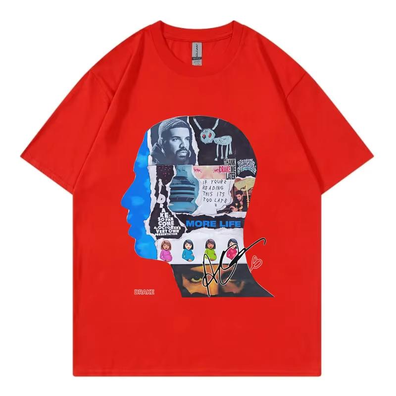 Rapper Drake Album Merch Graphic T Shirts Unisex Women Clothing Harajuku Hip Hop Tshirts Summer Casual Comfort Tshirt Streetwear