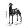 Heart Sculpture Desktop Ornament Collectible Minimalist Decorative Figurine Modern Statue Greyhound