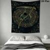 Death Wall Tapestry Aesthetic Wall Hanging Printed Fabric Blanket Decorative Tapestries for Bedroom Living Room Home Decor