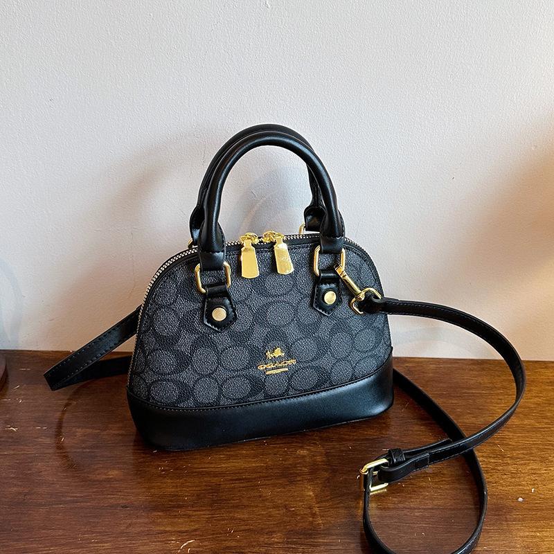 Borsa a mano piccola di lusso alla moda stile retrò con conchiglia: Borsa a Tracolla e a Spalla Versatile e di Alta Qualità