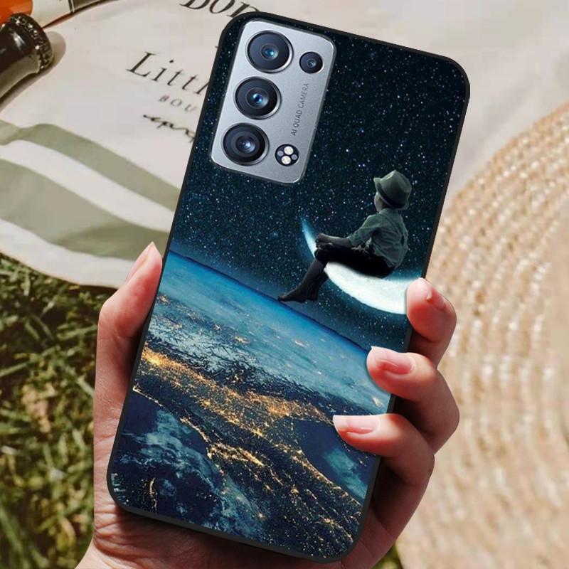 Für Oppo Reno 6 Pro 5G CPH2247 Hülle Silikon Rückseite Handyhülle Für Oppo Reno 6 Pro 5G CPH2249 Hüllen Reno6 Pro Weiche Stoßstange