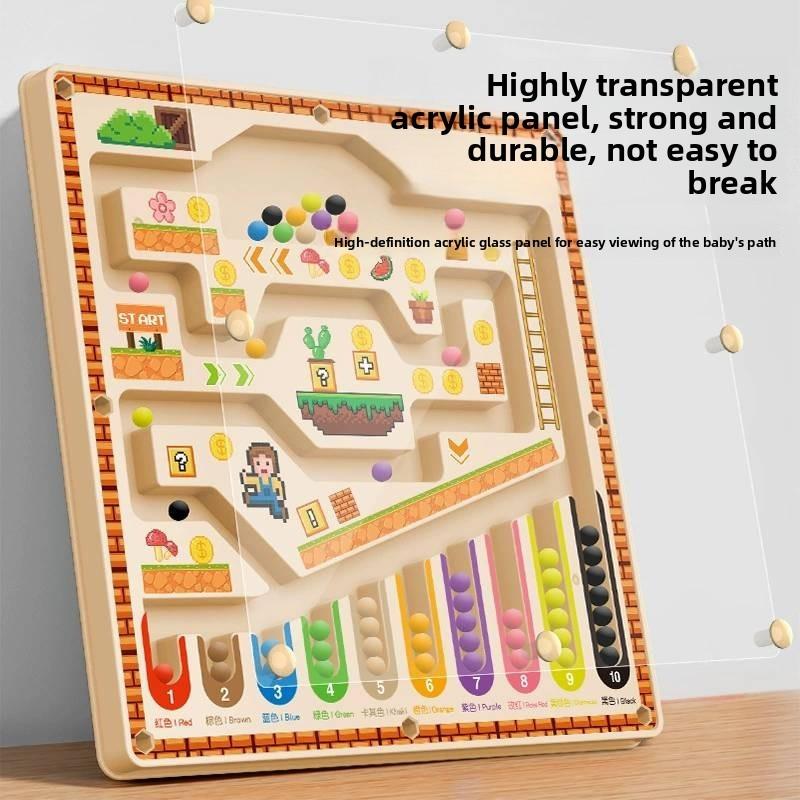 Magnetic Maze Toy For Kids With Focus Training And Logic Development