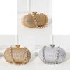 Fashion Clutch Bag With Water Drip Embellishments For Evening Parties And Formal Events