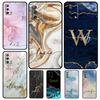 Personalisierte Marmor-Initialen-Namenshülle für OPPO A96 A76 A16 A18 A58 A78 A98 A17 A77 A54 A57 S A74 A5 A9 A53 A52 A72 A15 A93